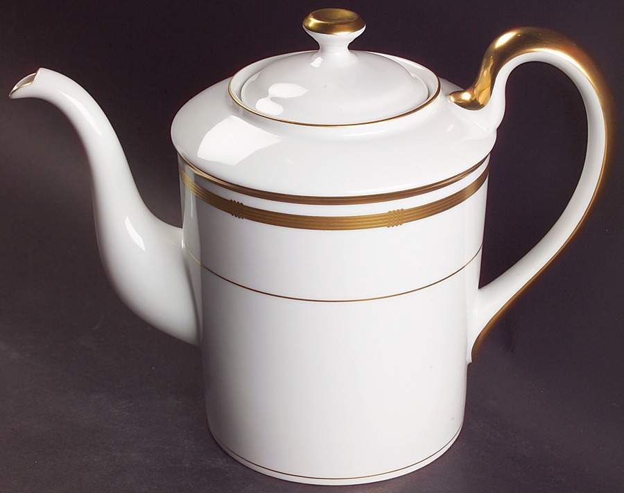 Gaudron White Coffee Pot & Lid by Christian Dior-1
