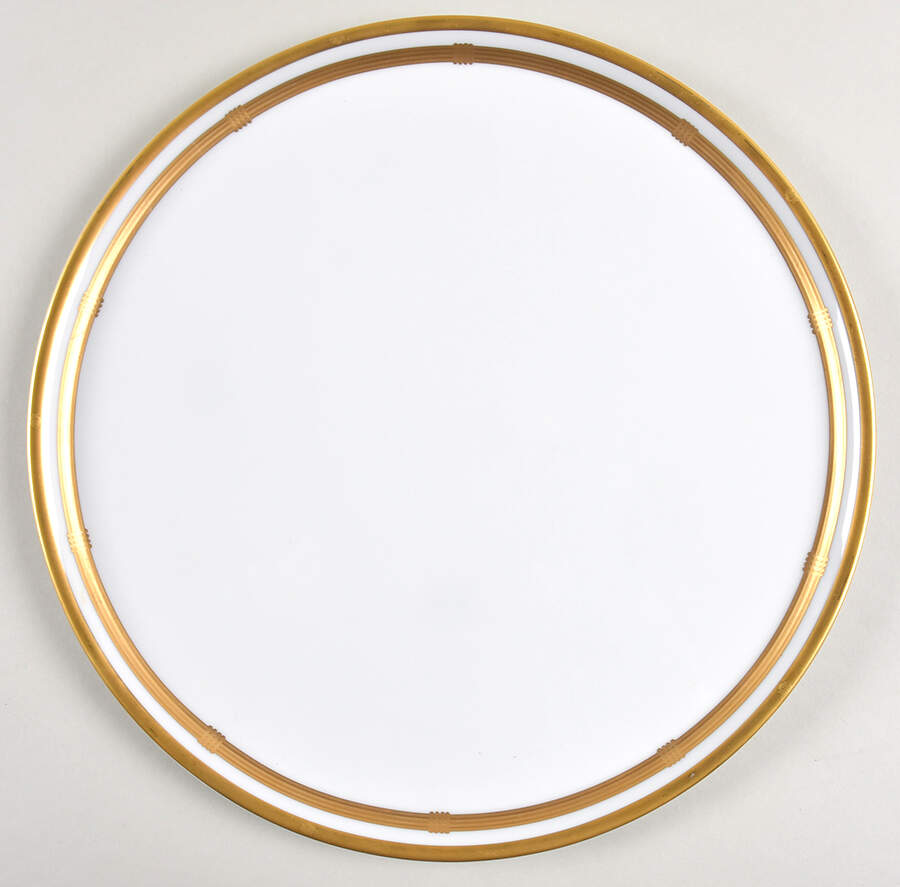 Gaudron White Cake Plate by Christian Dior-1