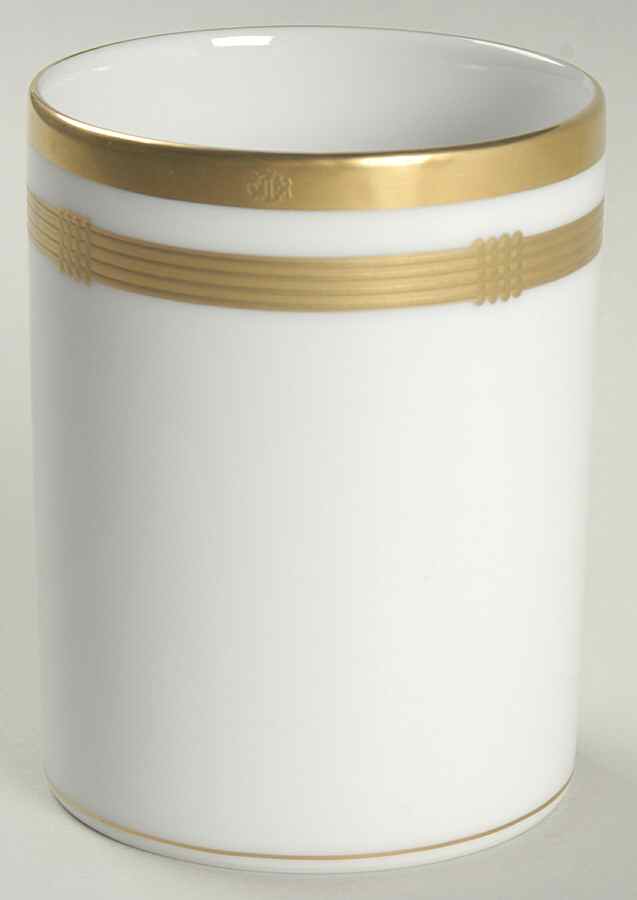 Gaudron White China Bathroom Tumbler by Christian Dior-1