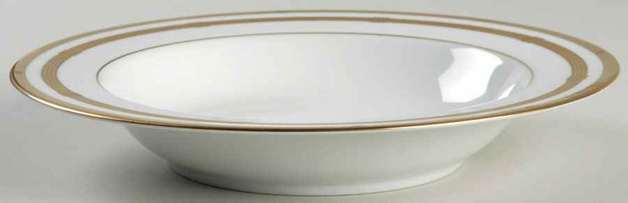 Gaudron White Large Rim Soup Bowl by Christian Dior-1