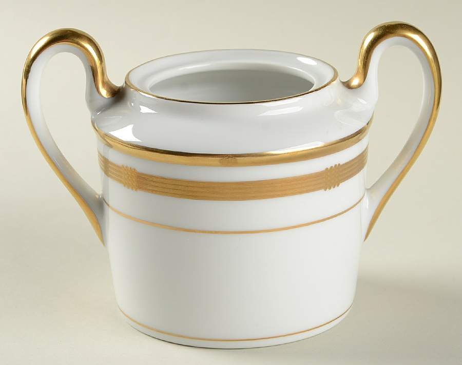 Gaudron White Sugar Bowl No Lid by Christian Dior-1