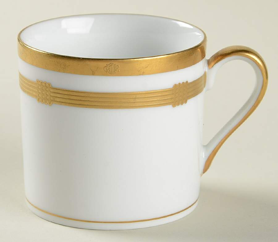 Gaudron White Flat Demitasse Cup by Christian Dior-1