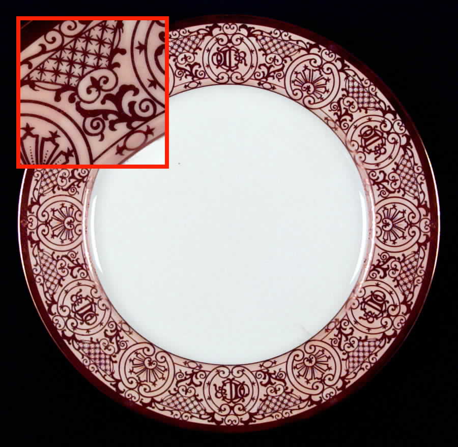 Grand Salon Antique Dinner Plate by Christian Dior-1