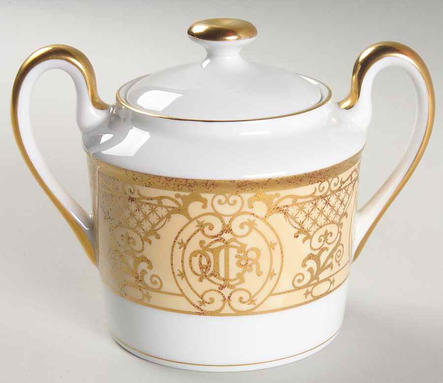 Grand Salon Antique Sugar Bowl & Lid by Christian Dior-1