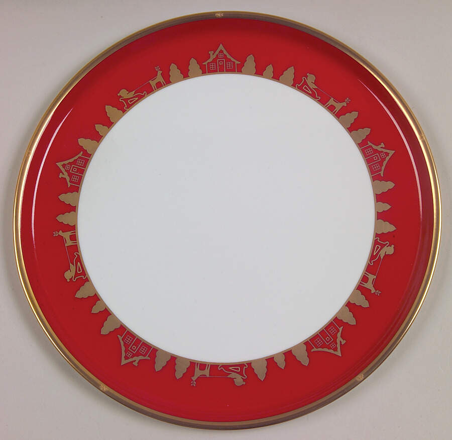 Joyieux Noel Cake Plate by Christian Dior-1