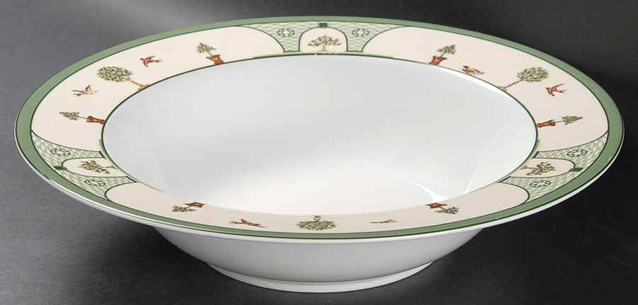 Le Jardin 10" Round Vegetable Bowl by Christian Dior-1