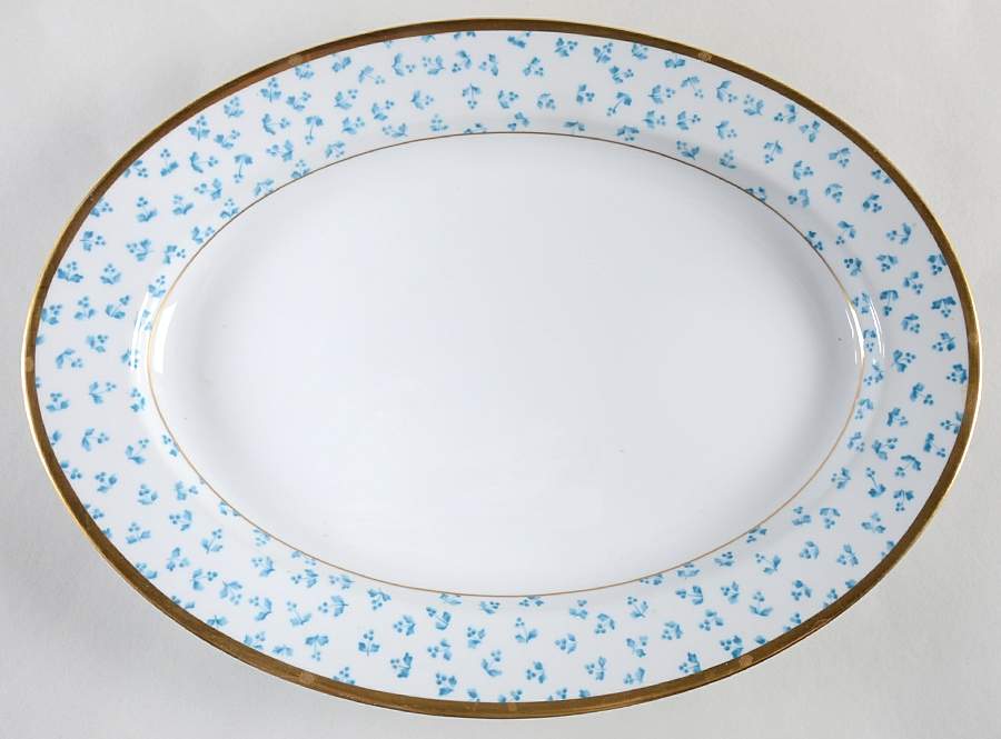 Les Petites Fleurs 14" Oval Serving Platter by Christian Dior-1