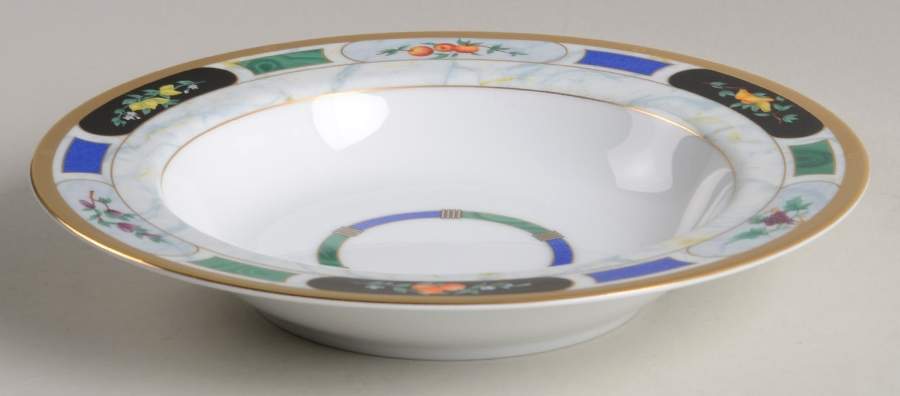 Les Saisons Large Rim Soup Bowl by Christian Dior-1