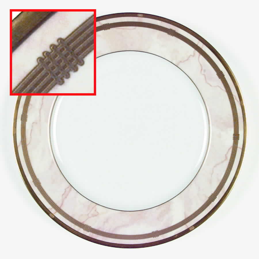 Gaudron Marbre Rose Dinner Plate by Christian Dior-1