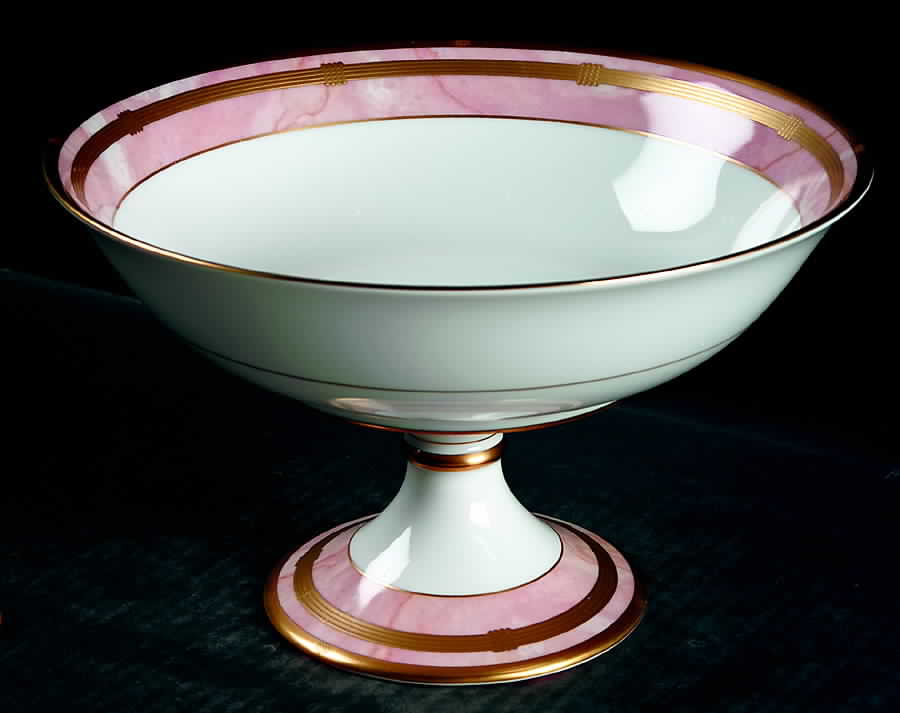 Gaudron Marbre Rose Round Compote (Height X Width) by Christian Dior-1