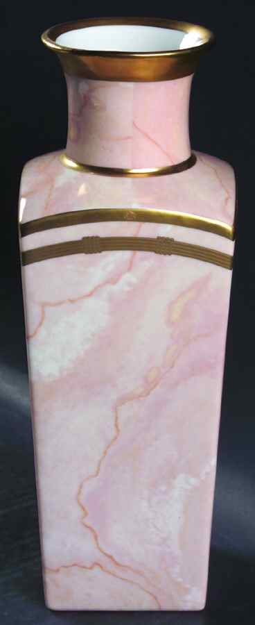 Gaudron Marbre Rose 10" Vase by Christian Dior-1