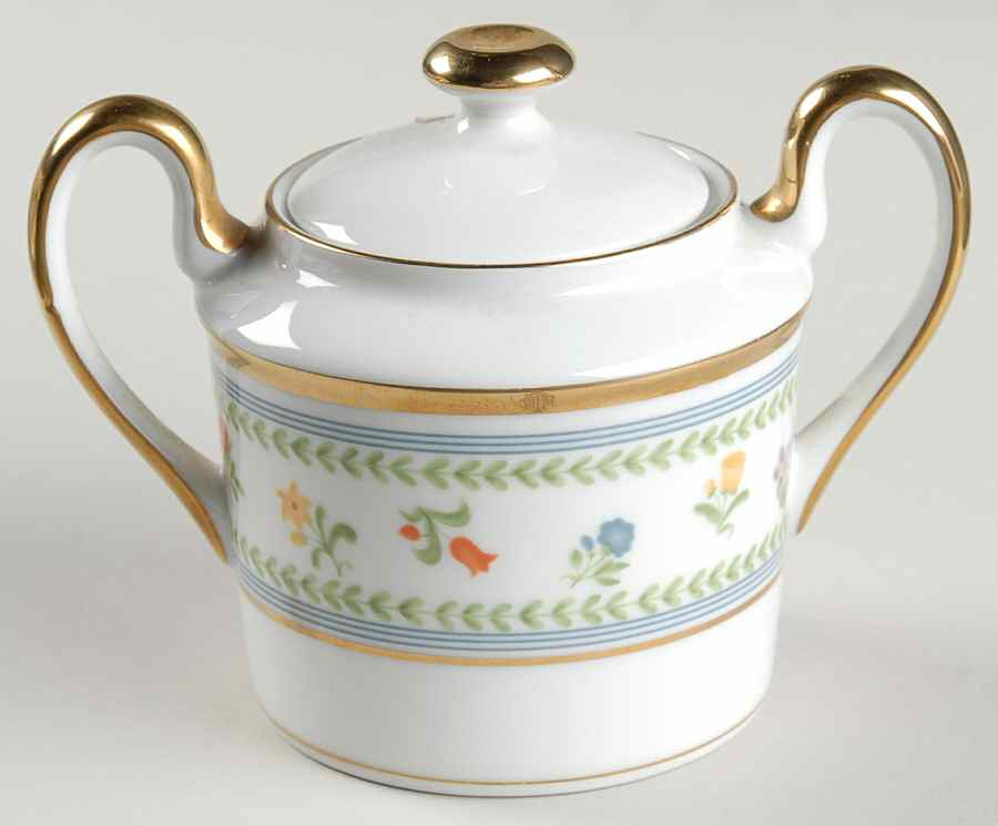 Millefleurs Sugar Bowl & Lid by Christian Dior-1