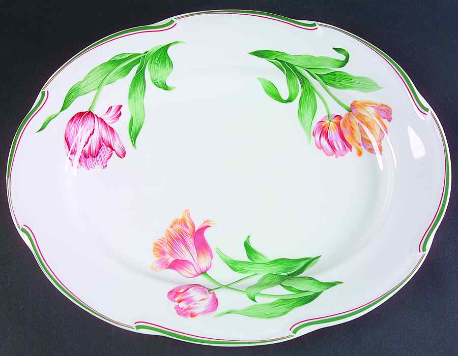 Normandie 14" Oval Serving Platter by Christian Dior-1