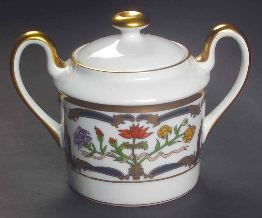 Renaissance Sugar Bowl & Lid by Christian Dior-1