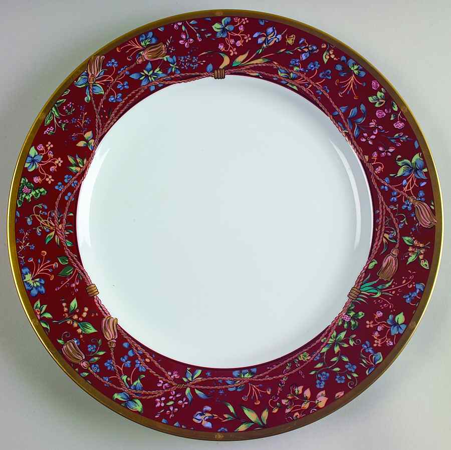 Tapisserie 12" Chop Plate (Round Platter) by Christian Dior-1