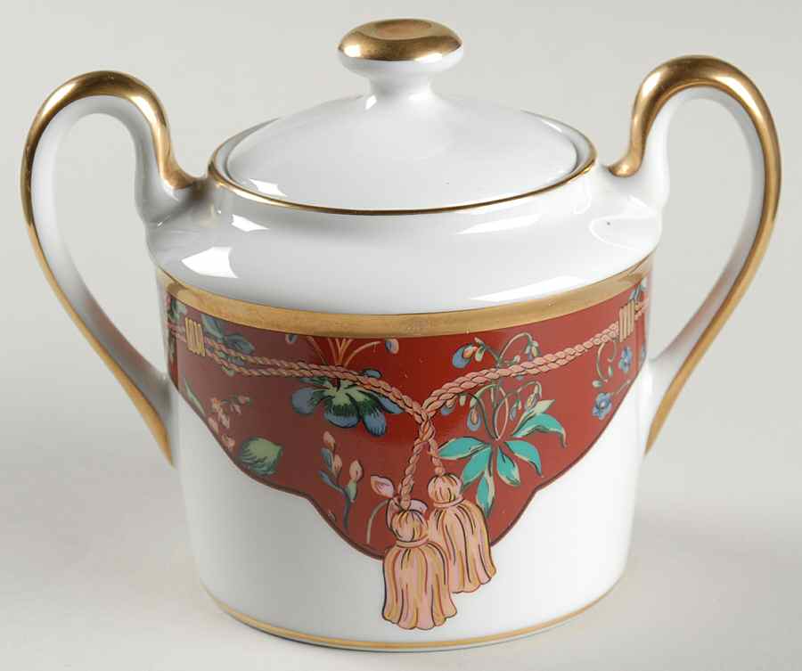Tapisserie Sugar Bowl & Lid by Christian Dior-1