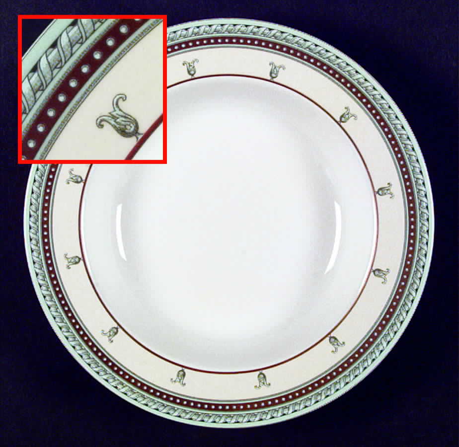 Trianon Large Rim Soup Bowl by Christian Dior-1