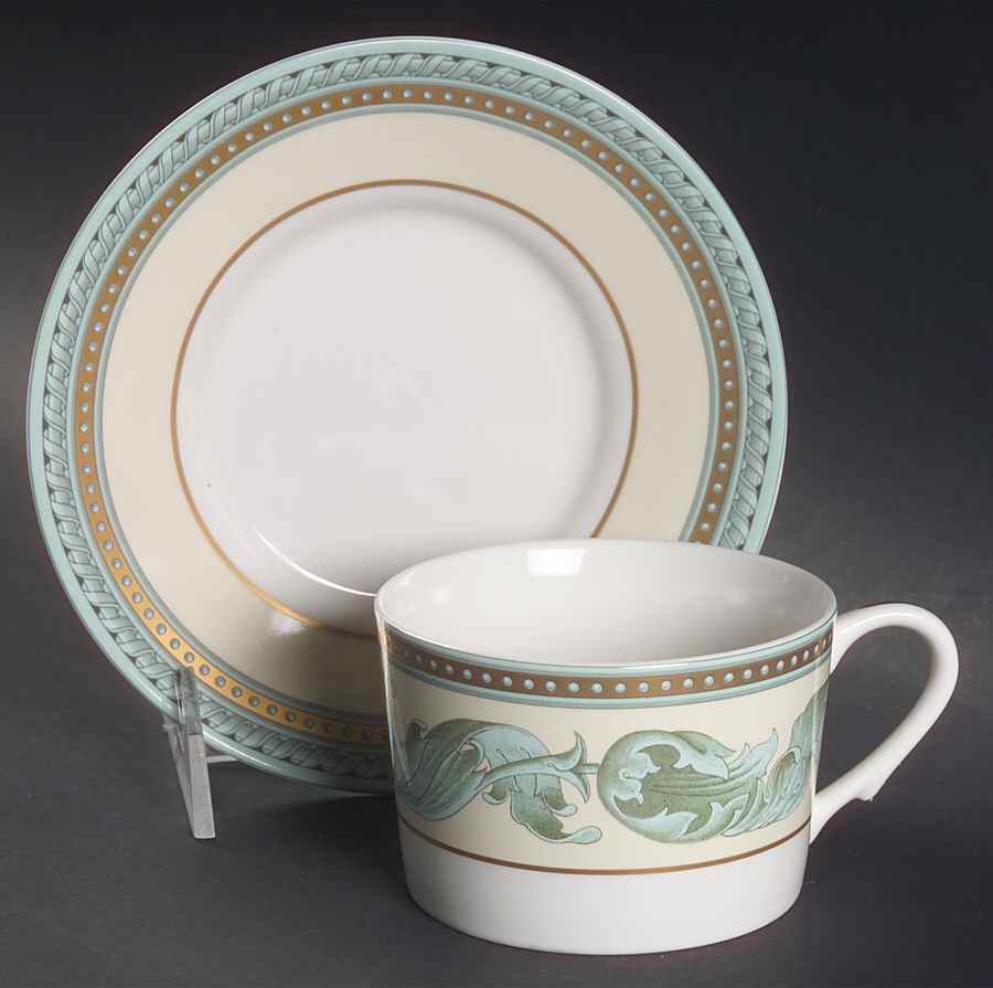 Trianon Flat Cup & Saucer Set by Christian Dior-1