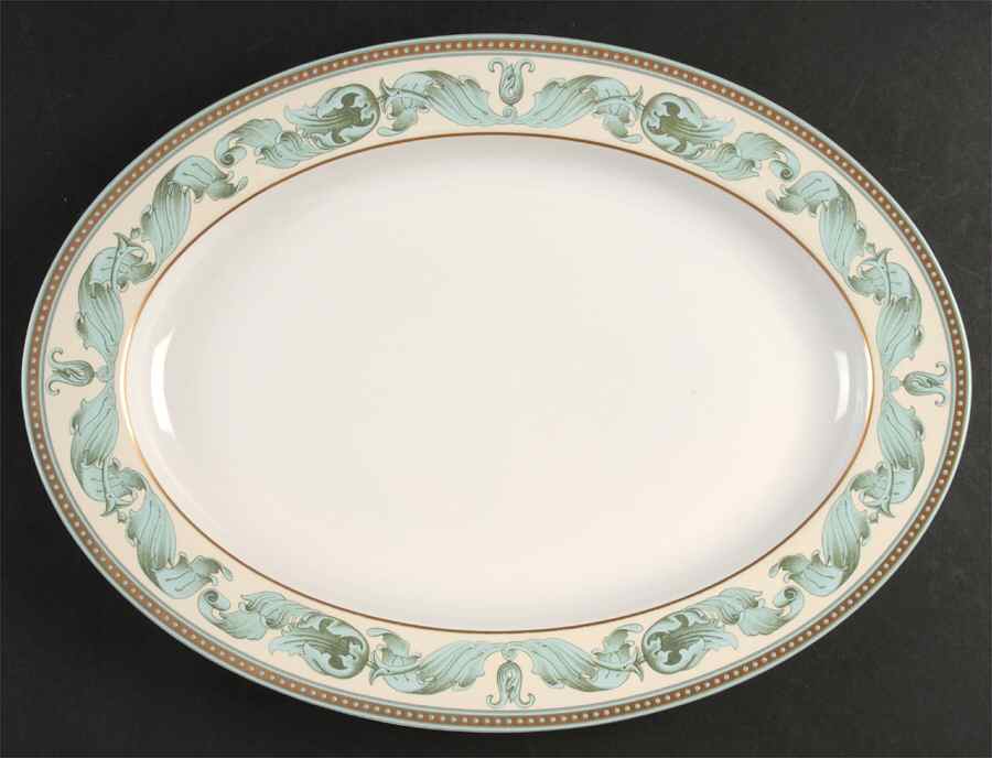 Trianon 14" Oval Serving Platter by Christian Dior-1