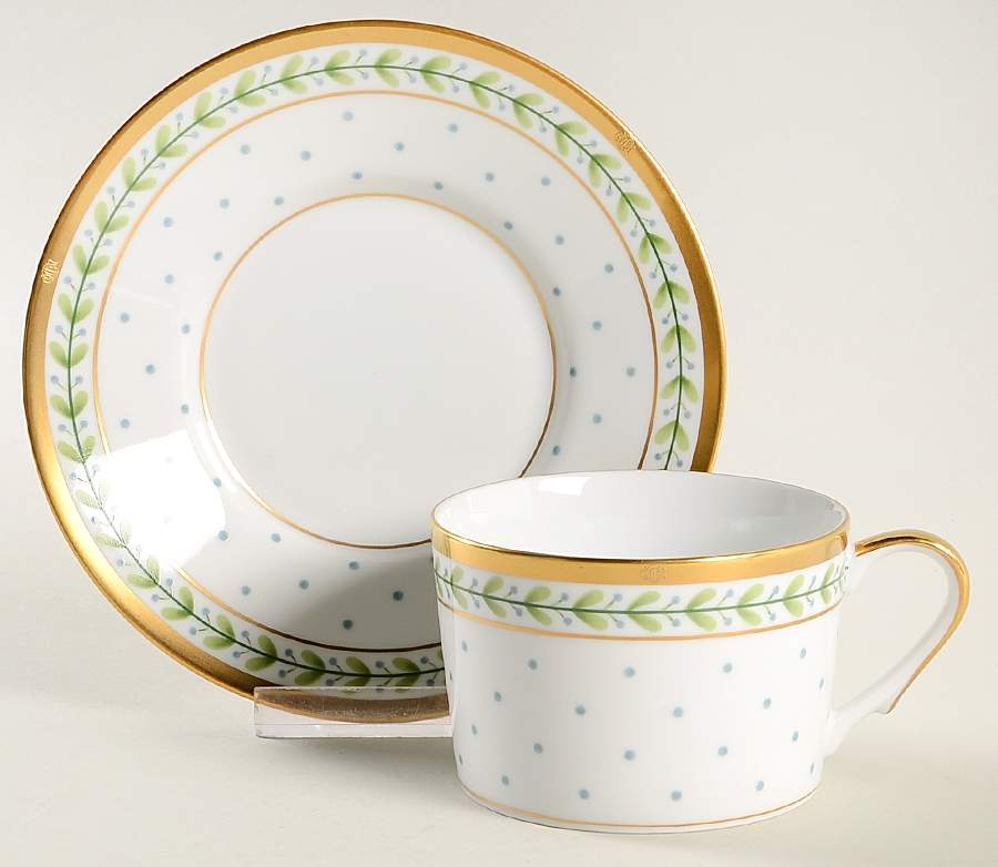 Versailles Flat Cup & Saucer Set by Christian Dior-1