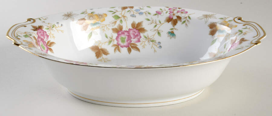 CAIETY-GAIETY 11" Oval Vegetable Bowl by Cherry China (Japan)-1