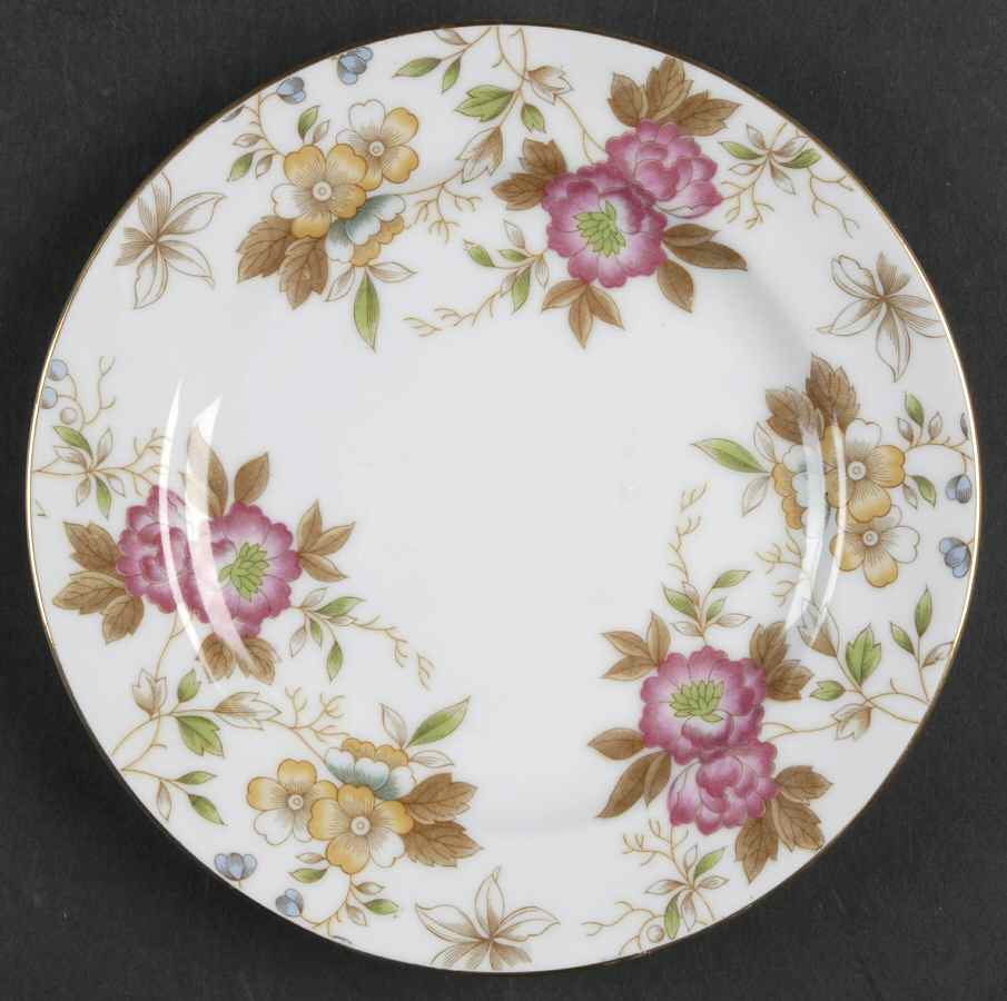 CAIETY-GAIETY Bread & Butter Plate by Cherry China (Japan)-1