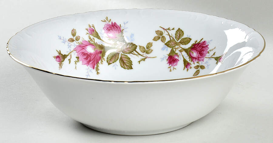 Moss Rose 9" Round Vegetable Bowl by Cherry China (Japan)-1