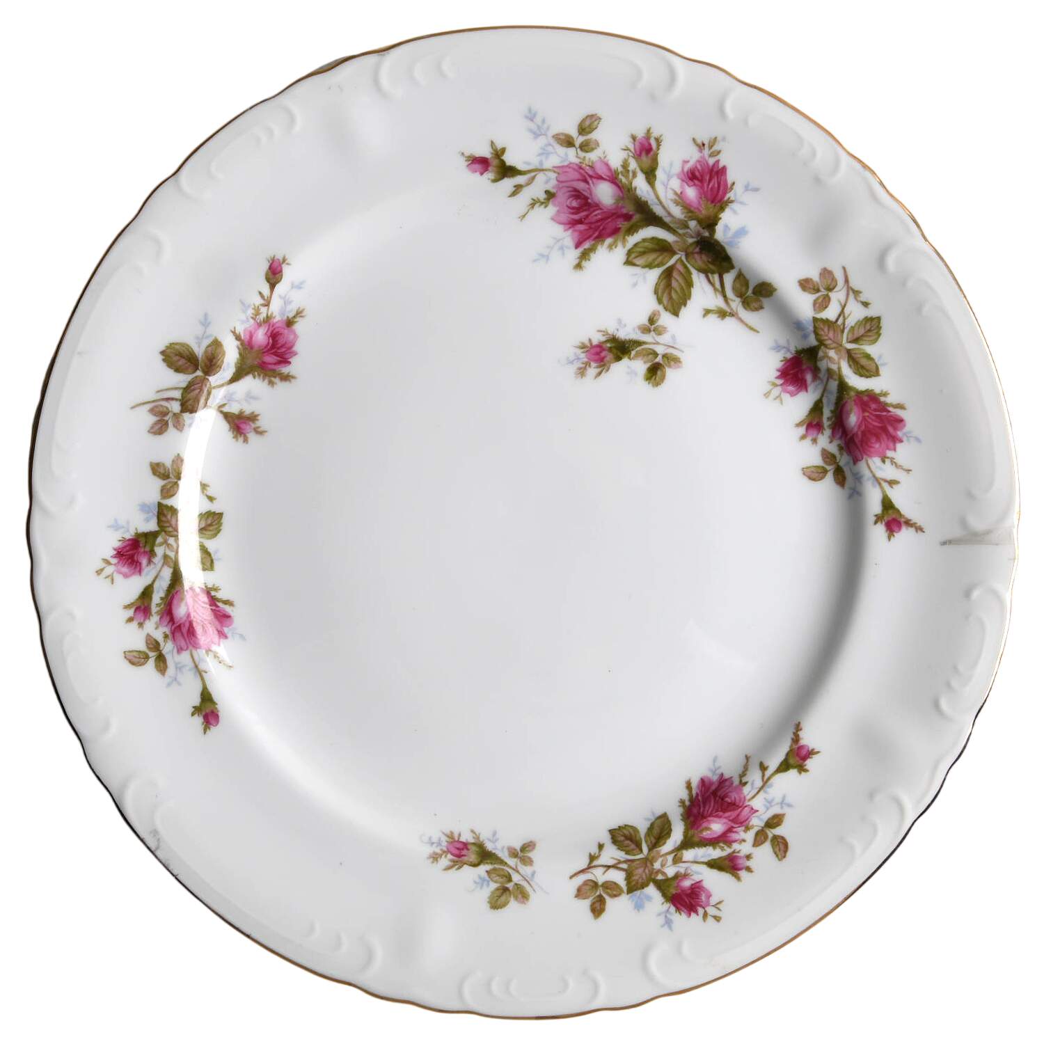 Moss Rose 12" Chop Plate (Round Platter) by Cherry China (Japan)-1