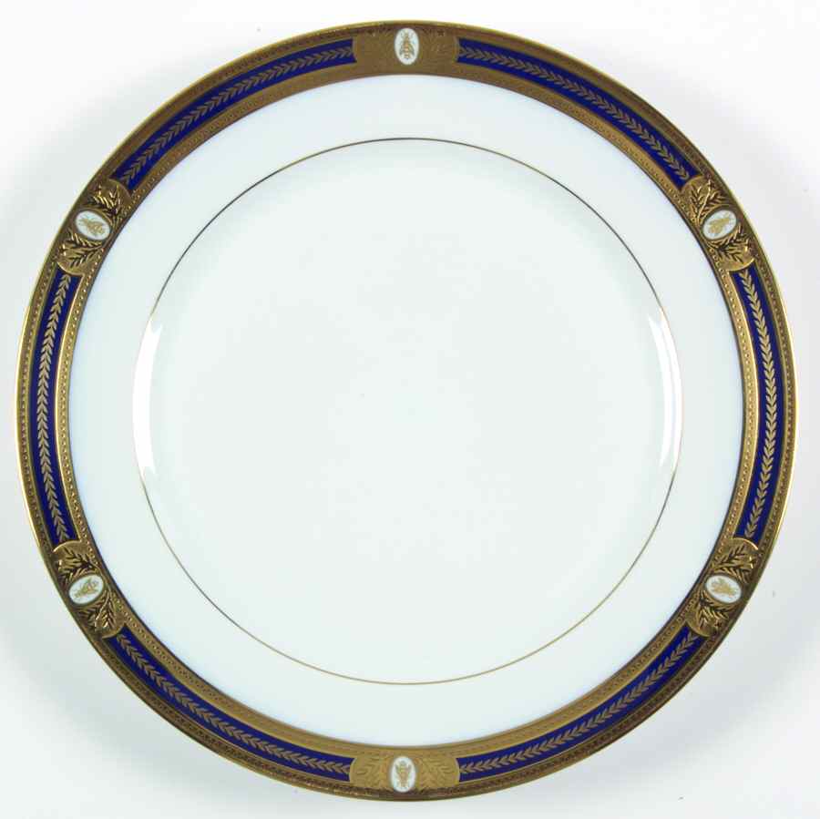 Abeilles Bleu Large Dinner Plate by Charles Field Haviland-1
