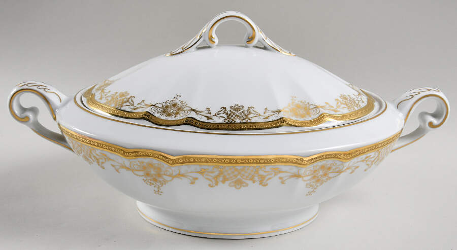 Abondance Oval Covered Vegetable by Charles Field Haviland-1