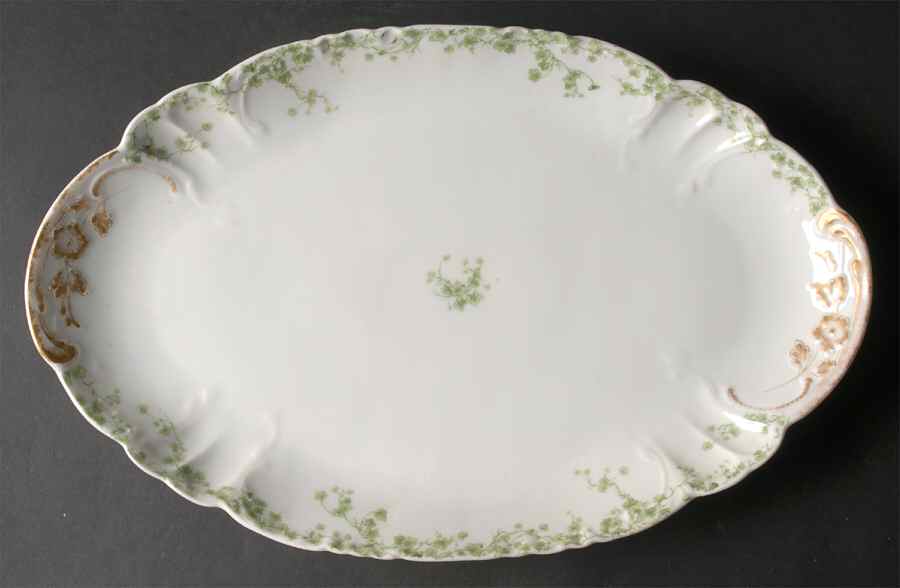 The Adriana 14" Oval Serving Platter by Charles Field Haviland-1
