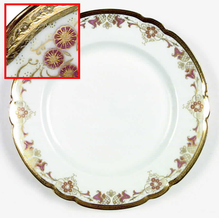 Alencon Dinner Plate by Charles Field Haviland-1