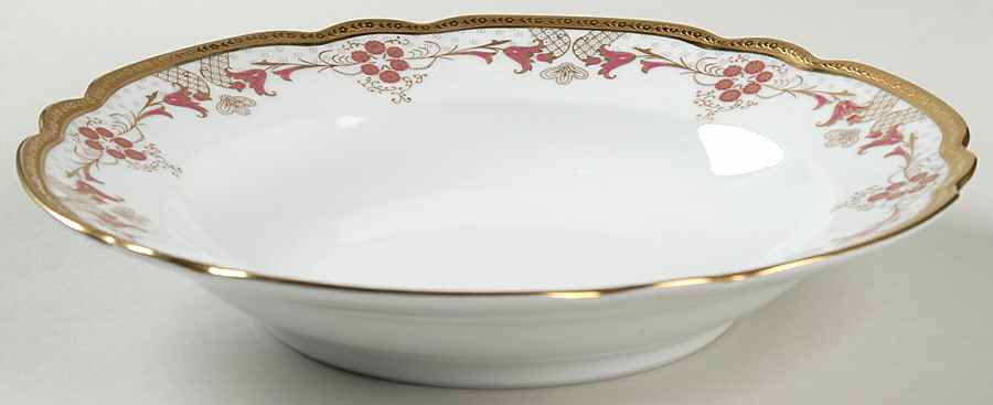 Alencon Large Rim Soup Bowl by Charles Field Haviland-1