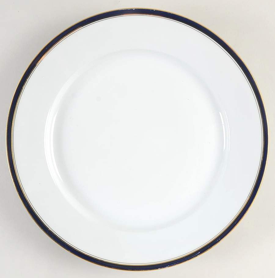 Ambassade Blue 12" Chop Plate (Round Platter) by Charles Field Haviland-1