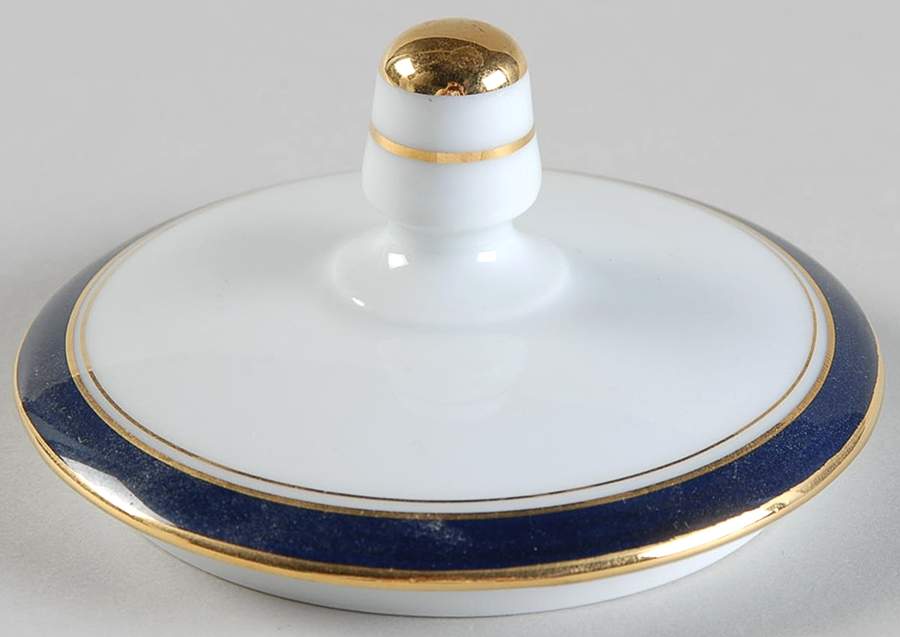 Ambassade Blue Lid for Sugar Bowl by Charles Field Haviland-1