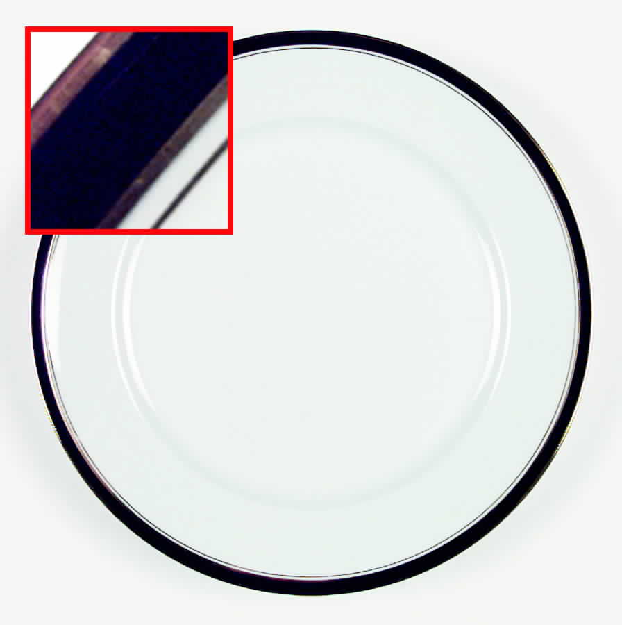 Ambassade Black Dinner Plate by Charles Field Haviland-1