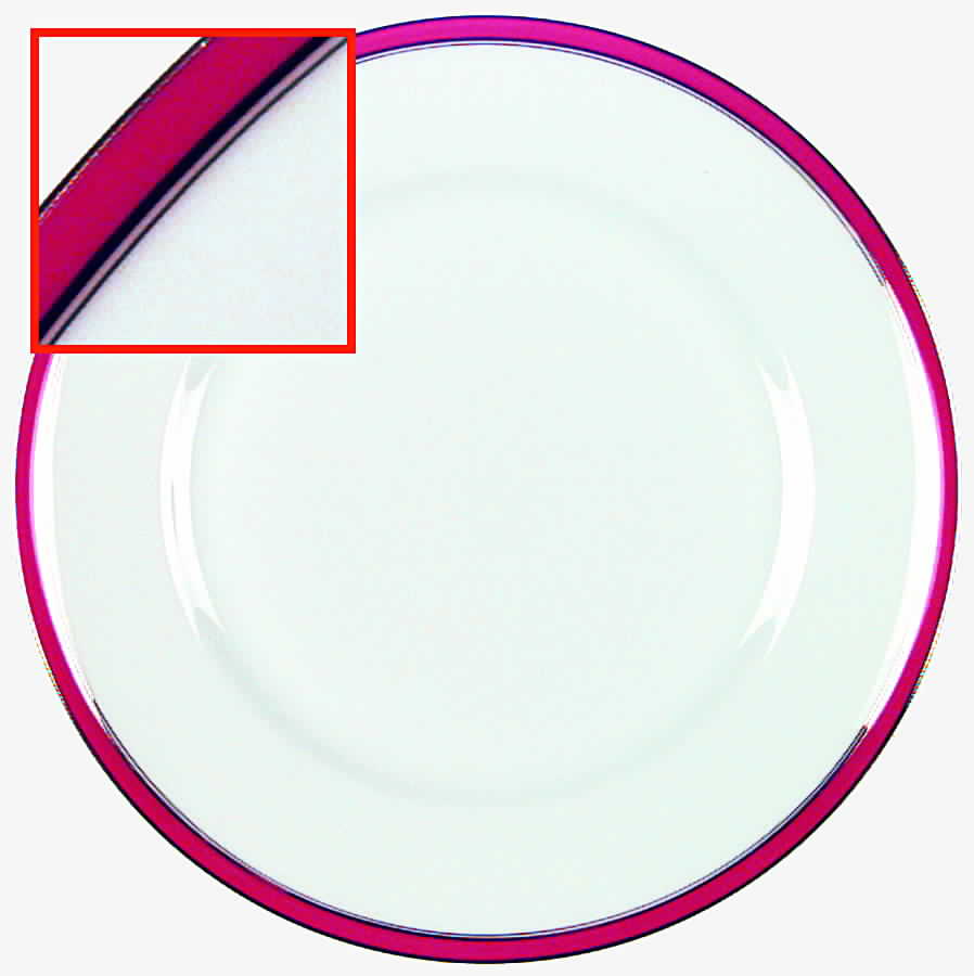 Ambassade Burgundy Dinner Plate by Charles Field Haviland-1