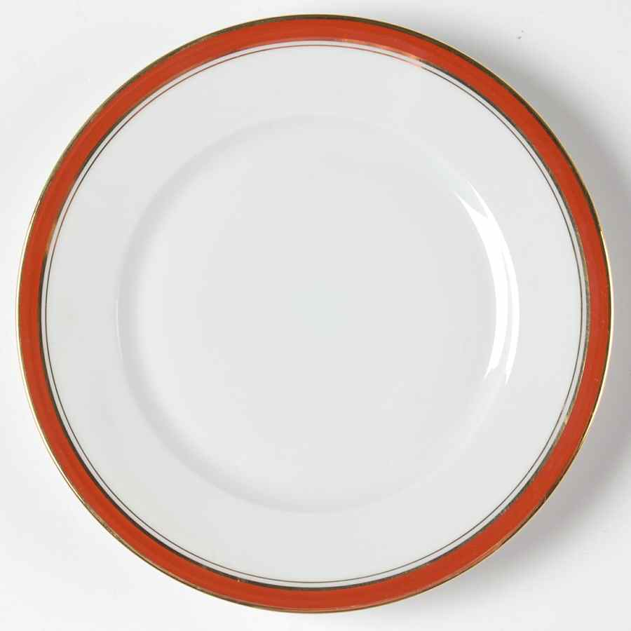 Ambassade Terra Cotta Bread & Butter Plate by Charles Field Haviland-1