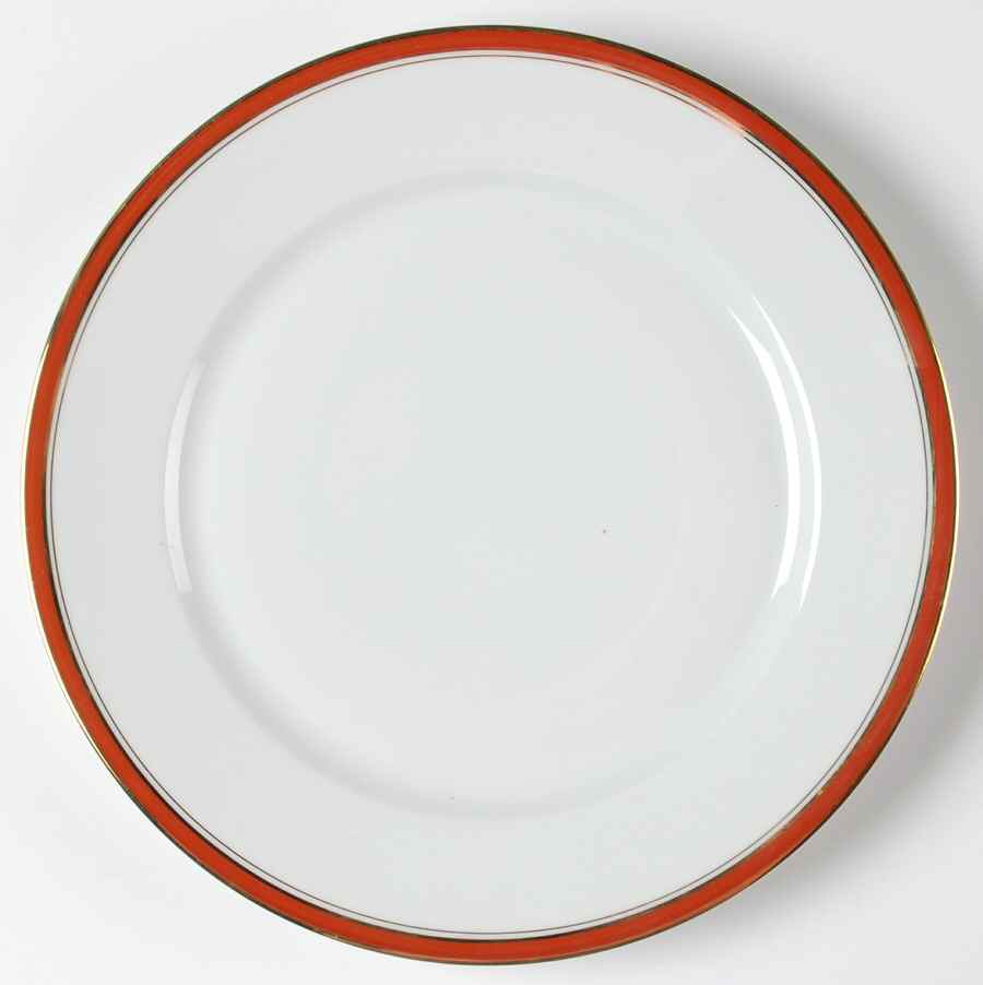 Ambassade Terra Cotta Large Dinner Plate by Charles Field Haviland-1