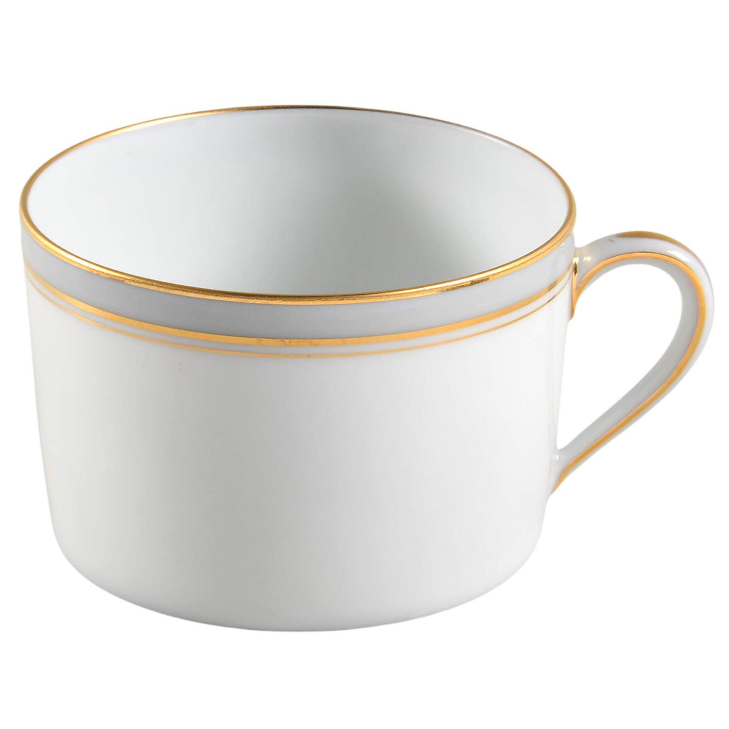 Ambassade Grey Flat Cup by Charles Field Haviland-1