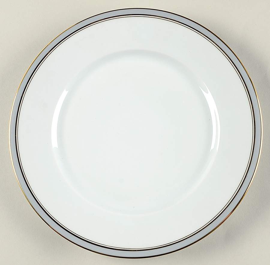 Ambassade Grey Dessert Luncheon Plate by Charles Field Haviland-1