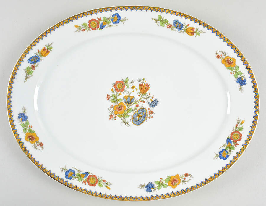 Amiens 16" Oval Serving Platter by Charles Field Haviland-1