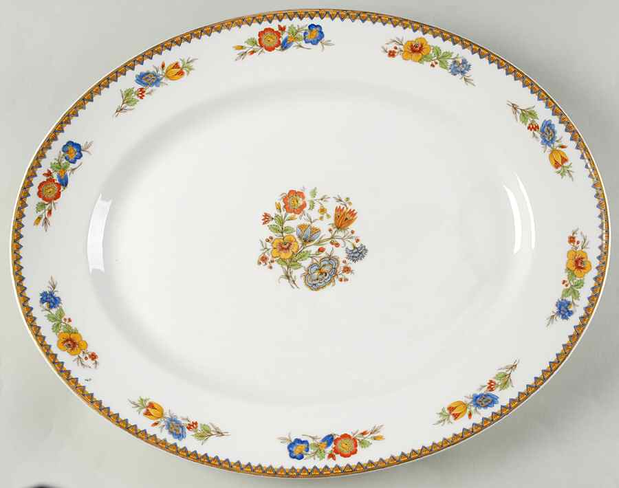 Amiens 17" Oval Serving Platter by Charles Field Haviland-1