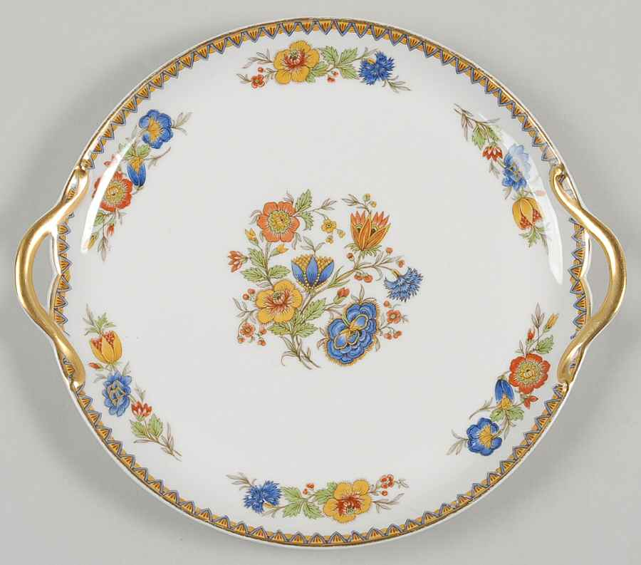 Amiens Handled Cake Plate by Charles Field Haviland-1