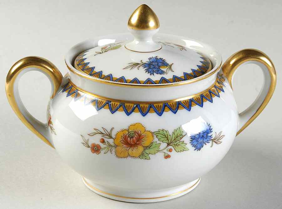 Amiens Sugar Bowl & Lid by Charles Field Haviland-1