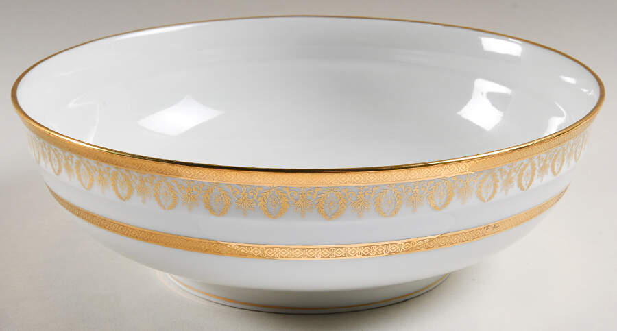 Arizona (White Rim) 10" Large Salad Serving Bowl by Charles Field Haviland-1