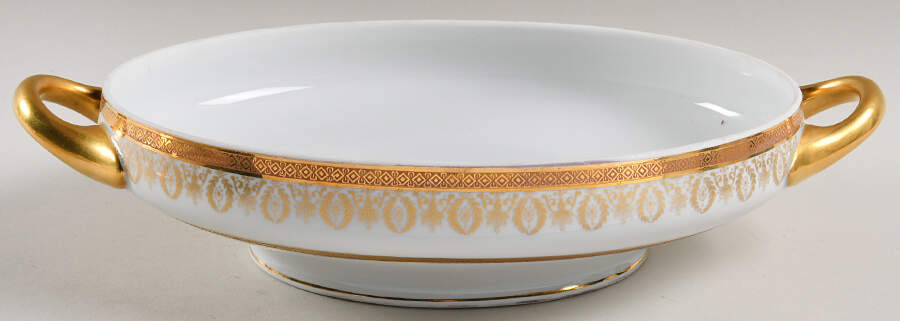 Arizona (White Rim) Oval Vegetable No Lid by Charles Field Haviland-1