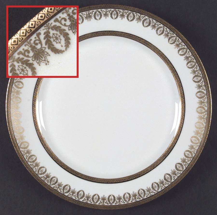 Arizona (White Rim) Dinner Plate by Charles Field Haviland-1