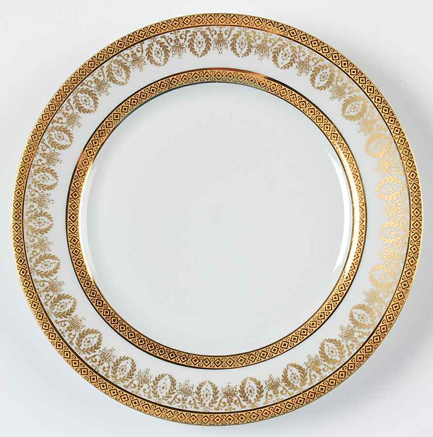 Arizona (White Rim) Salad Plate by Charles Field Haviland-1