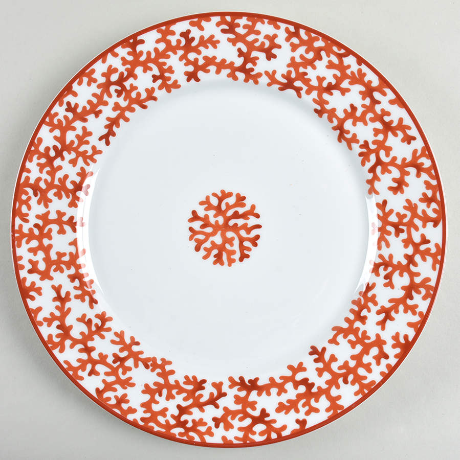 Atoll Coral Large Dinner Plate by Charles Field Haviland-1